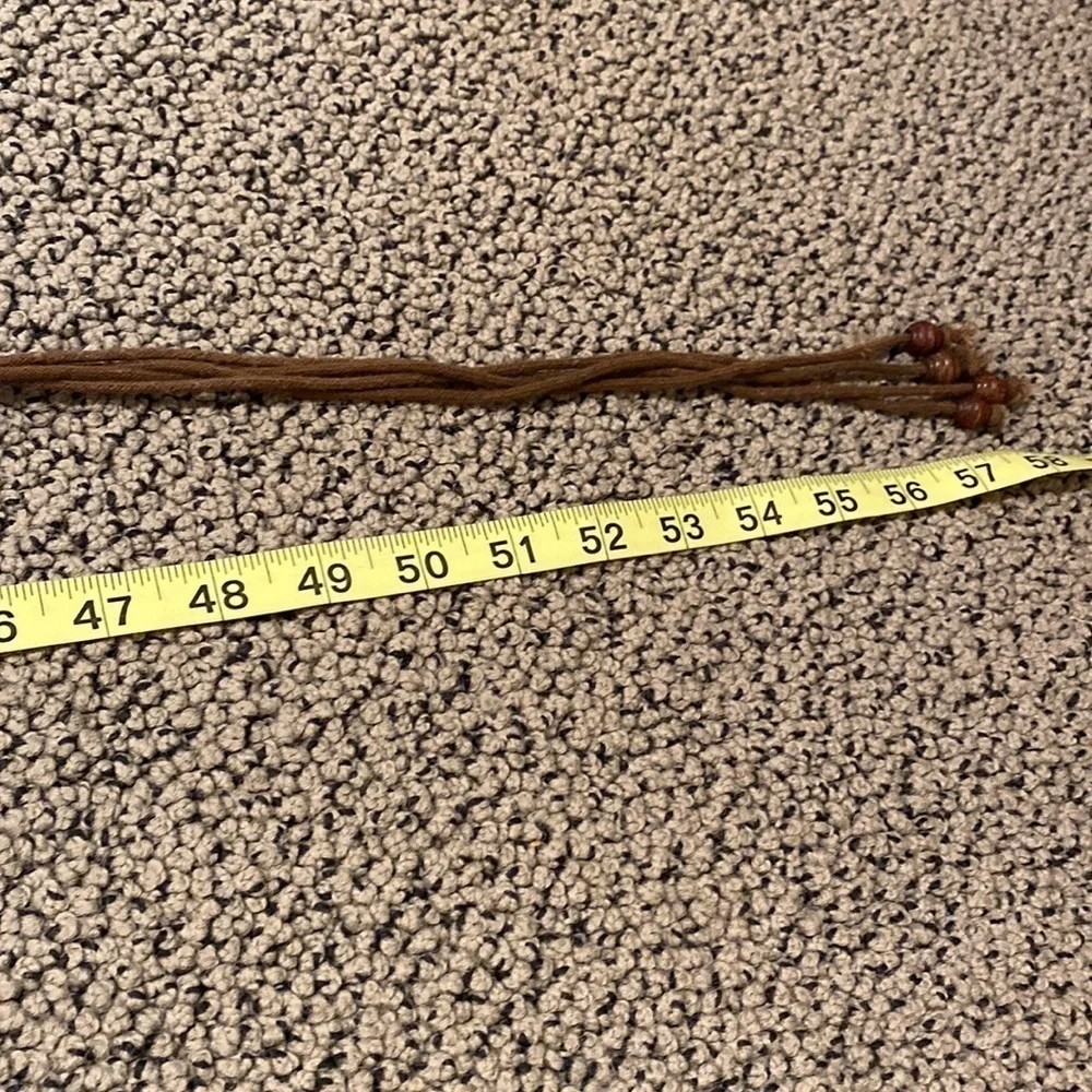 Wooden Tie Belt in Like New Condition